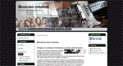 Desktop Screenshot of musiciencreation.net