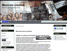 Tablet Screenshot of musiciencreation.net